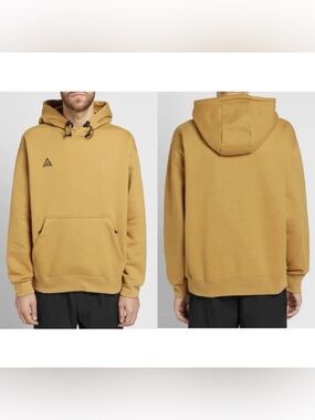 Nike ACG NRG Pullover Hoodie Wheat Black BQ3453-790 Men’s Size Medium